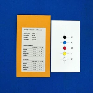 Densitómetro estándar de densidad de calibración GretagMacbeth 182 184 186 188 196 D19C - Imagen 1 de 2