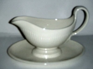 Wedgwood Edme Gravy Boat W/Attached Underplate (Imperfect) - Picture 1 of 1