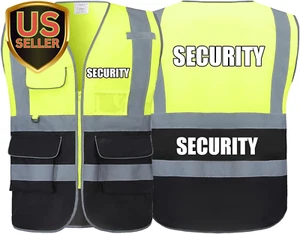 Custom Safety Vest Personalized for Women,Custom Vest,Men High Visibility Sec... - Picture 1 of 1