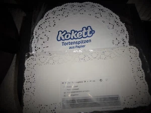 Tortenspitzen Rund und eckig Weiß Torten Kuchen Papier Unterlage Deckchen Papier - Bild 1 von 1