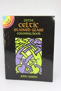 Little Celtic Buntglas Malbuch John Green 1993 Dover Activity PB NEU - Bild 1 von 9