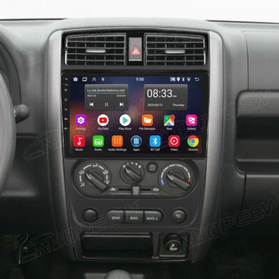NHOPEEW Per Suzuki Jimny SN 2005-2019 9" Android 15 Autoradio GPS Navi WIFI RDS + Fotocamera