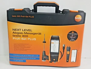Testo 300 Professional Set Plus Flue Gas Meter in Case Differential Pressure 510i New - Picture 1 of 8