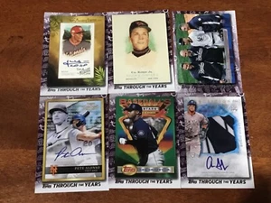 2021 TOPPS SERIES 1 YOU PICK THROUGH THE YEARS INSERTS SOTO JETER RIPKEN JR - Picture 1 of 25