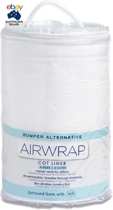 4 Sides Mesh Cot Liner, White - Picture 1 of 12