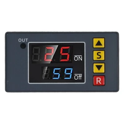 Digital Timer Relay Switch Module 12V DC Time Delay Control LED Display - Image 1 of 4