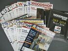 Lot of Woodshop News Magazine (All 1014 thru Aug 2016) plus Supplements & Extras