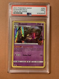 Dusknoir 2022 Pokemon SWSH Holo Trick or Trade PSA 9 - Picture 1 of 2