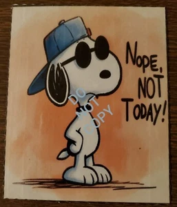 Inspired Snoopy Refrigerator Magnets Attitude, Not Today, Multitasking - Picture 1 of 6