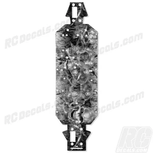 LOSI 5IVE T 4WD TRUCK CHASSIS PROTECTOR GRAPHIC - Skully - LOSB2540 - Picture 1 of 1