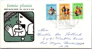 Netherlands Antilles 1974 FDC - Family Planning - J8513 - Picture 1 of 2