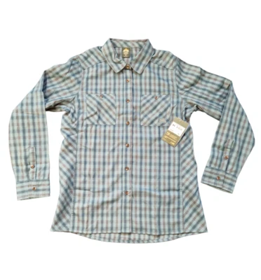 Mens Eastern Mountain Sports EMS Check Shirt - Medium Teal/Blue - Image 1 of 4