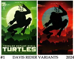 TEENAGE MUTANT NINJA TURTLES #1 (2024)- SET VARIANTE ESCLUSIVA DAVIS RIDER - Foto 1 di 5