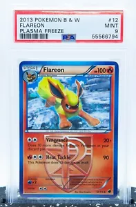 PSA 9 FLAREON 12/116 Black & White Plasma Freeze Set 2013 - Pokemon Card - Picture 1 of 2