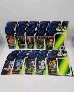 Star Wars Power of the Force Kartenrückseiten OHNE FIGUREN - 10 Stück - - Bild 1 von 6