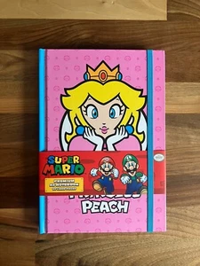 Nintendo Super Mario Lined A5 Hardback Notebook New Princess Peach - Picture 1 of 5