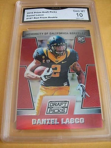 DANIEL LASCO SAINTS 2016 PRIZM DRAFT SELECKS ROJO PRIZM NOVATO RADIOCONTROL # 187 GRADO 10 - Imagen 1 de 1