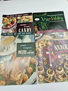 Lote de 4 libros de recetas vintage de Ruth Berolzheimer Instituto de Artes Culinarias 1950 usados - Imagen 1 de 3