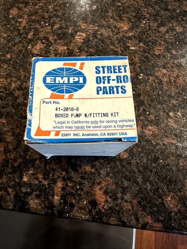 EMPI 41-2010 BOMBA DE COMBUSTÍVEL FACET 2-4 P.S.I. PEÇAS DE MOTOR VW DUNE BUGGY BUG GHIA BAJA - Imagem 1 de 1