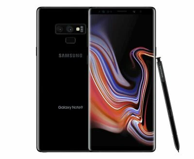 Samsung Galaxy Note 9 SM-N960U 128GB N960U Smartphone Black Color - Image 1 of 4