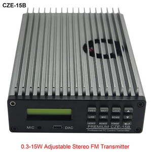 CZE-15B 0.3-15W Stereo FM Transmitter PC Control Broadcast Radio Station ot89 - Picture 1 of 7