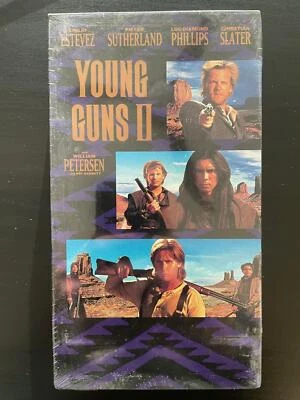Young Guns II VHS Tape Emilio Estevez Keifer Sutherland Fox Video Sealed 1991 Foto 1 de 3