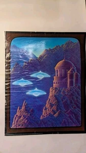 Affiche ancienne 1978 Gilbert Williams visite céleste extraterrestre Tom Fugle Estate - Photo 1 sur 8