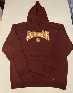 Northern Montana State University Mens Hoodie Size XXL Burgundy Spell Out NWOT. - Picture 1 of 5