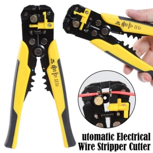 Automatic Electrical Wire Stripper Cutter Pliers Cable Crimper Terminal Tool + - Picture 1 of 11
