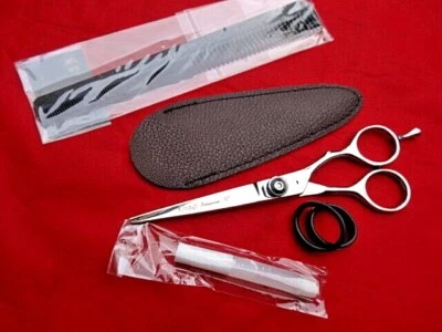 120days Warranty Osaqi 6" Hairdressing Hair Cutting Scissors/Japanese Steel/Comb - Image 1 of 4