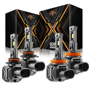 For Chevy Silverado 1500 2007-2015 6500K LED Headlight Kit Bulbs High Low Beam - Foto 1 di 15