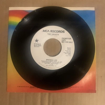 Brenda Lee, 45 rpm, Promo, VG+, Two Hearts, MCA-52804 - Image 1 of 2