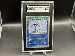 2002 POKEMON LEGENDARY COLLECTION #4 DARK BLASTOISE-REVERSE FOIL SGC 4 - Picture 1 of 2