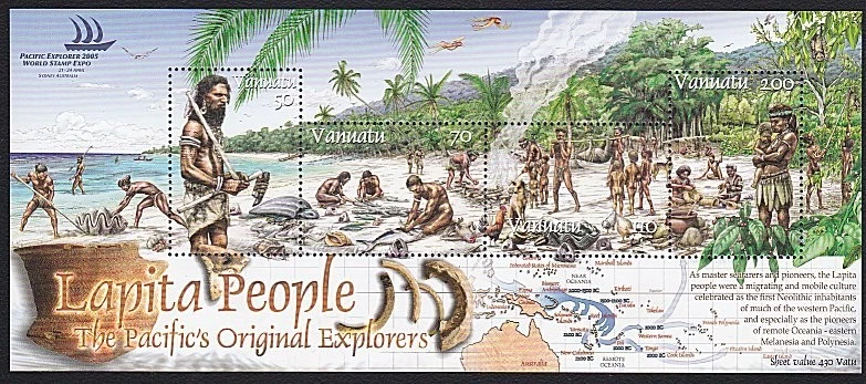 VANUATU 2005 Lapita People mini sheet MNH..................................D5049 - Image 1 of 1