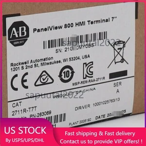 Allen Bradley 2711R-T7T PANELVIEW 800 7-INCH HMI TERMINAL 2711RT7T - Picture 1 of 4