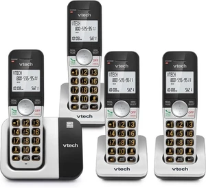 Telefono cordless VTech VG231-4 4 telefoni con ampio display e pulsanti grandi - Foto 1 di 8