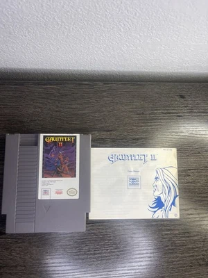 Gauntlet 2 1990 NES Nintendo Entertainment System Juego + Tapa Antipolvo + Manual. Foto 1 de 4