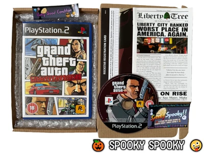 Grand Theft Auto Liberty City Stories PS2 - UK PAL VGC CIB with Map and Reg - Image 1 of 4