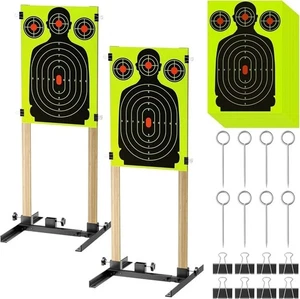 Verstellbarer Zielscheibenständer - Schwerlast Metall Zielscheibenhalter für Papiertarg - Bild 1 von 7