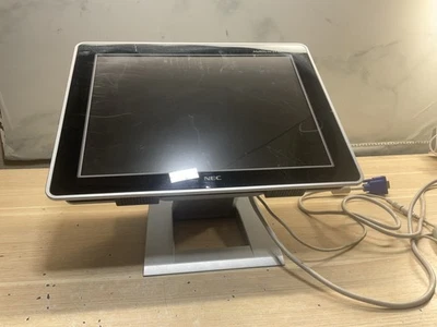 NEC MultiSync LCD1565 Computer Monitor 15" with Stand VTG Silver/PREOWNEDJUA2756 - Image 1 of 4