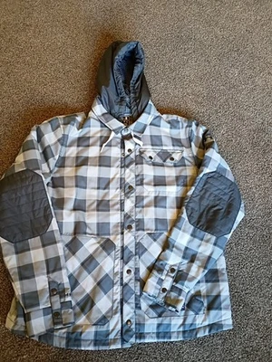 Under Armour Infrarrojo TORMENTA Cuadros Gris Negro Snowboard Abrigo Chaqueta Capucha Esquí XL Foto 1 de 4