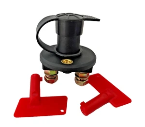 BATTERY ISOLATOR SWITCH /KILL SWITCH - HEAVY DUTY, 12/24V - Picture 1 of 3