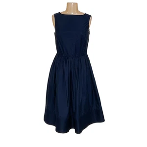 Vestido Isaac Mizrahi Azul Midi Línea A - Imagen 1 de 4