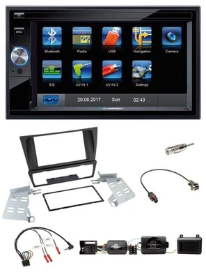 Blaupunkt 2DIN Bluetooth TMC USB Lenkrad SD Navigation für BMW 3er E90 E91 E92 E - Bild 1 von 4