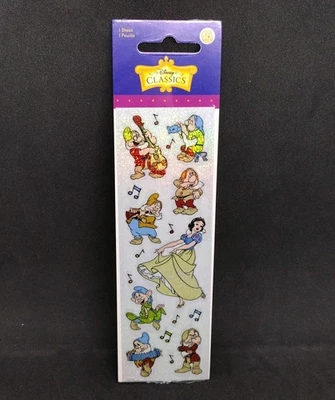 Sandylion Disney Blancanieves Enanos Vintage Pegatinas Lámina Brillo Nuevo en Paquete-Sellado Foto 1 de 4