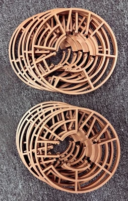 Barudan Spider Frames--Set of 12--7 cm opening diameter - Image 1 of 3