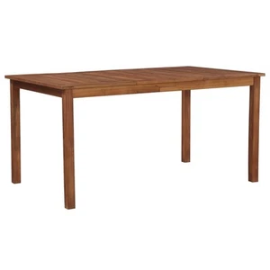 Solid Acacia Wood Outdoor Dining Table - Multiple Sizes Available vidaXL - Picture 1 of 55