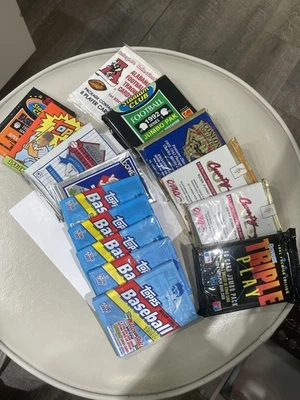 Lot Of 15 1992 -93 Assorted Unopened Baseball/Basketball Football packs Of Cards - Image 1 of 4