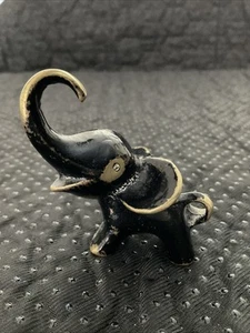 VINTAGE WALTER BOSSE BRONZE ELEPHANT HAGENAUER - Foto 1 di 7