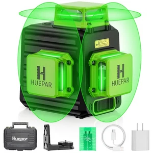 Laser Level 360 Self Leveling, 3 x 360° High Brightness Cross Line Laser for ... - Picture 1 of 8